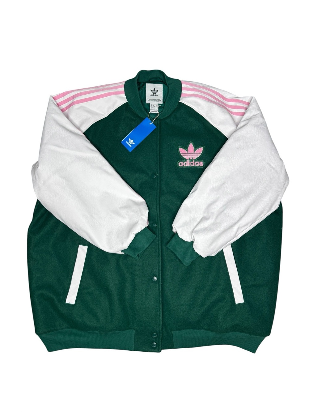 Adidas originals Varsity Green Pink Women’s Jacket